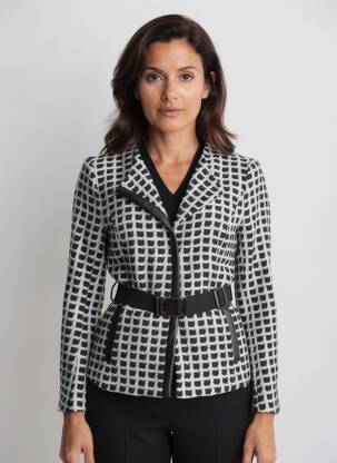 Jachete casual croială cambrată negru TUZZI femeie