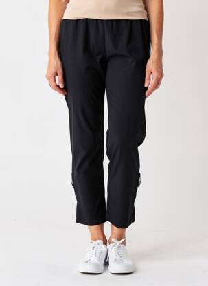 Pantalon 7/8 elasticitate mărime normală negru FRANCK ANNA femeie