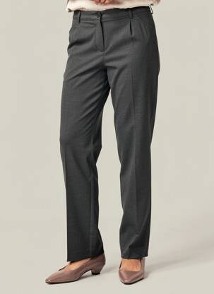 Pantalon slim talie înaltă talie înaltă gri FRANK WALDER femeie