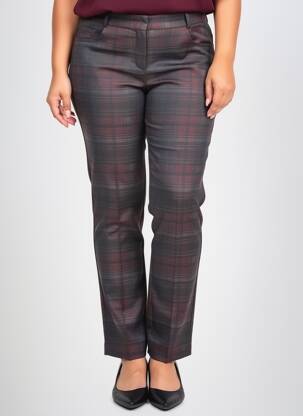 Pantalon slim talie elastică mărime normală roșu MERI & ESCA femeie