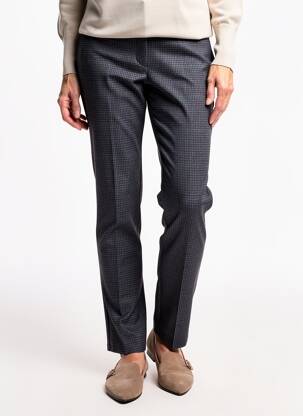Pantalon slim talie elastică mărime normală gri GUY DUBOUIS femeie