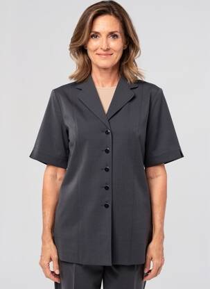 Sacou croială cambrată albastru BARBARA LEBEK femeie