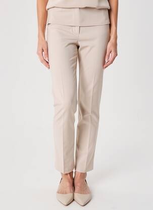 Pantalon slim talie elastică mărime normală bej MARC AUREL femeie