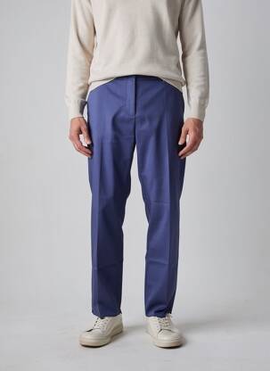 Pantalon chino țesătură poplin mărime normală albastru EMPORIO ARMANI femeie