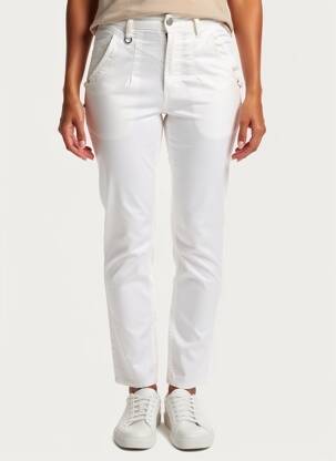 Pantalon slim talie înaltă talie înaltă bej HIGH femeie