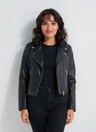 Geci din piele ecologică buzunare negru VERO MODA femme