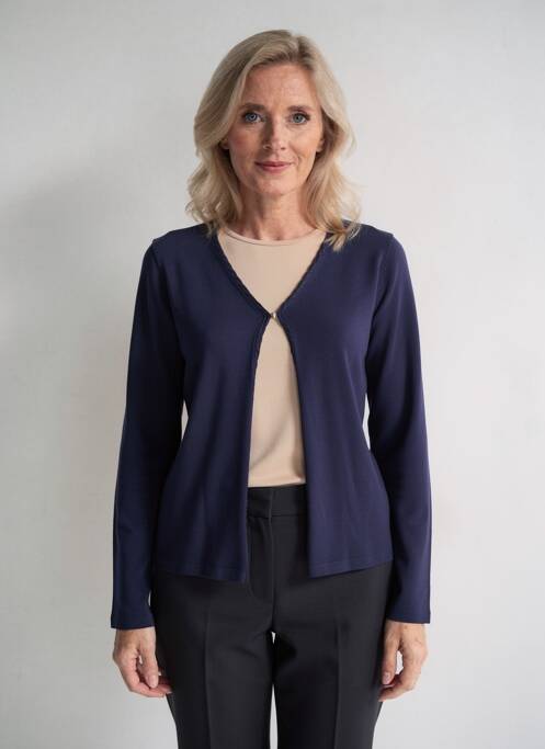 Vestă cu mâneci lungi elasticitate albastru TRIPODE femme