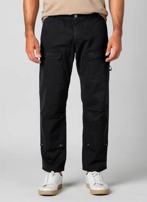 Pantalon drept croială dreaptă mărime normală negru DAYTONA bărbat
