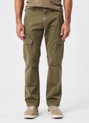 Pantalon cargo subțire mărime normală verde DAYTONA bărbat