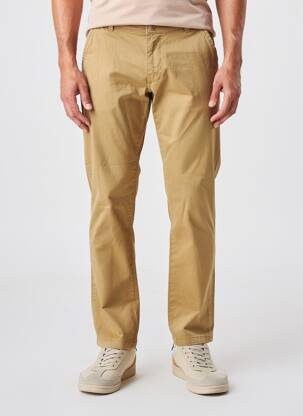 Pantalon chino elasticitate mărime normală maro IRON AND RESIN bărbat
