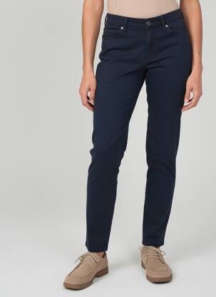 Pantalon slim elasticitate mărime normală albastru LCDN femeie