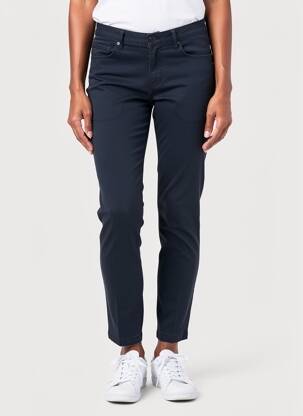 Pantalon slim țesătură acoperită mărime normală albastru IMPAQT femeie