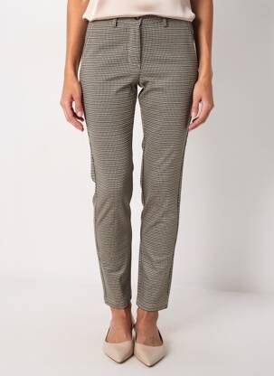 Pantalon slim elasticitate mărime normală maro LCDN femeie
