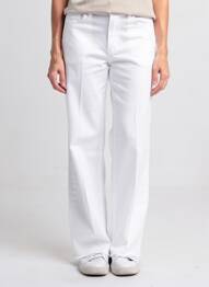 Pantalon drept elasticitate mărime normală alb KOCCA femme