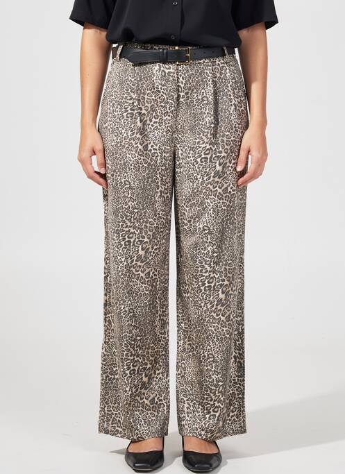Pantalon larg buzunare mărime normală maro KOCCA femme