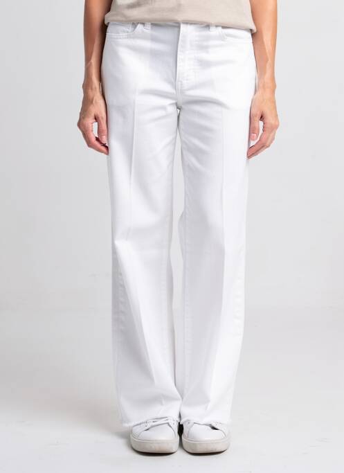 Pantalon drept elasticitate mărime normală alb KOCCA femme