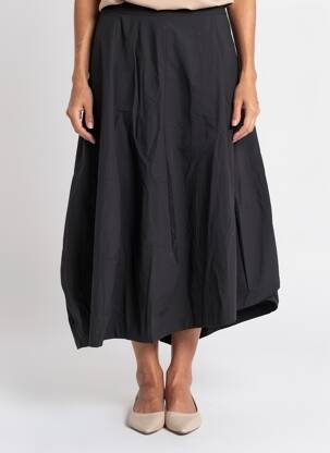 Fustă midi mărime normală negru URBAN BY ALEMBIKA femeie