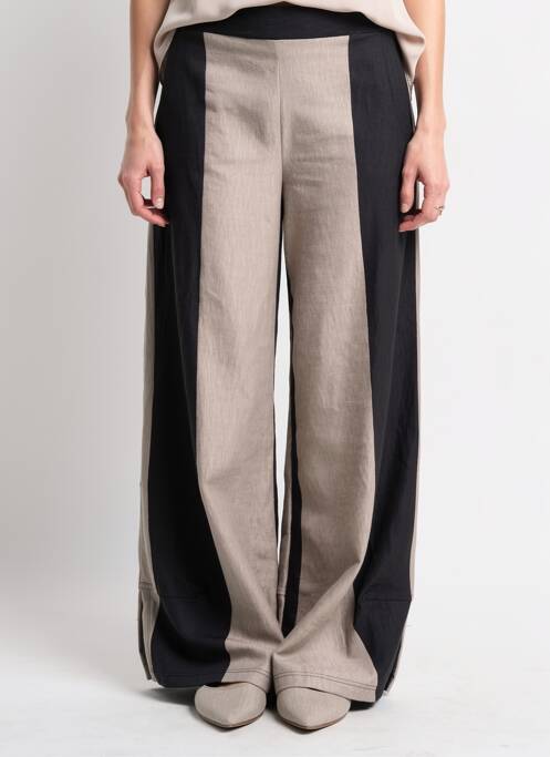 Pantalon larg buzunare mărime normală negru URBAN BY ALEMBIKA femme