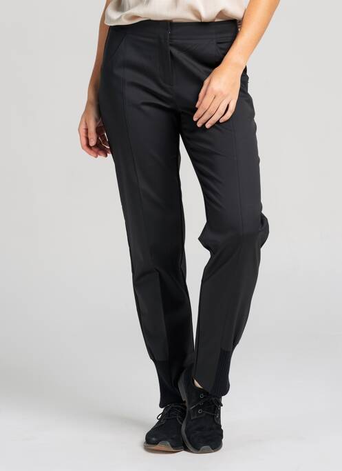 Pantalon slim buzunare talie înaltă negru MALOKA femme