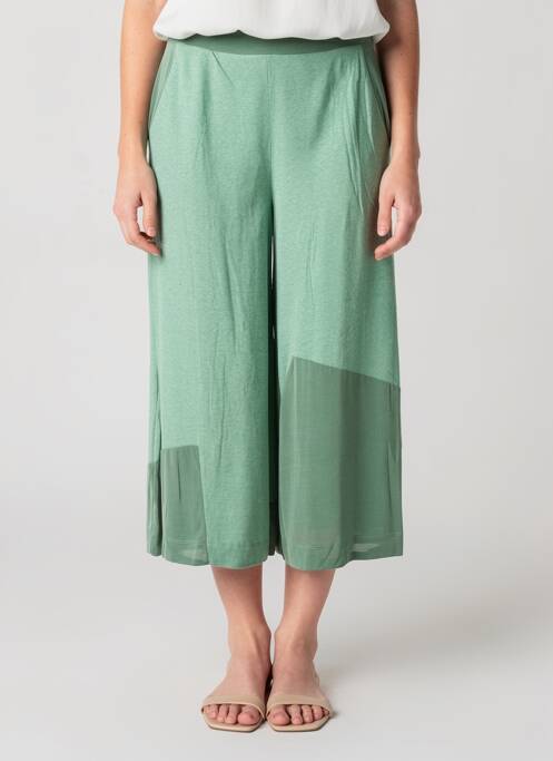 Pantalon 7/8 elasticitate mărime normală verde OZAI N KU femme