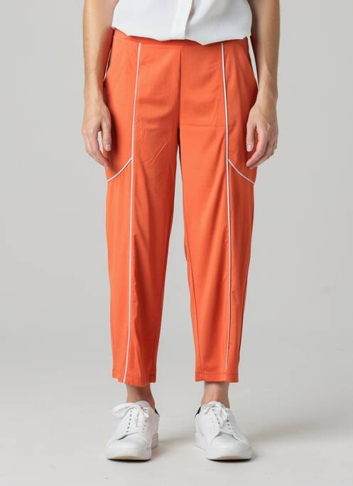 Pantalon 7/8 elasticitate mărime normală portocaliu OZAI N KU femme