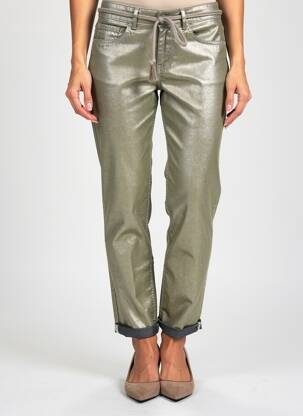Pantalon slim mărime normală mărime normală verde PARA MI femeie