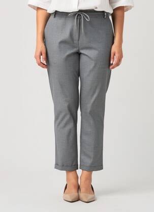 Pantalon chino mărime normală mărime normală gri EVA KAYAN femeie