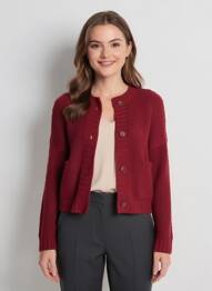 Vestă cu mâneci lungi elasticitate roșu FLIRT COLLECTION femme