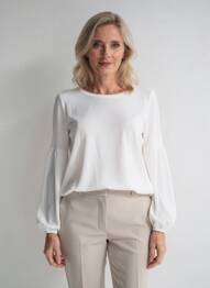 Tricou mâneci lungi mâneci lungi bej TUZZI femme