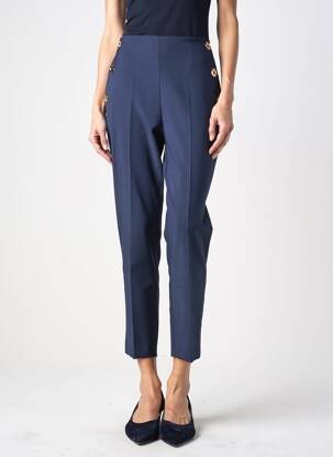 Pantalon 7/8 talie înaltă talie înaltă albastru RELISH femeie