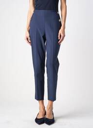 Pantalon 7/8 talie înaltă talie înaltă albastru RELISH femme