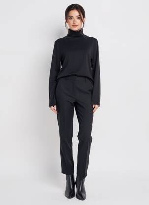 Maletă mâneci lungi mâneci lungi negru MAJESTIC FILATURES femme