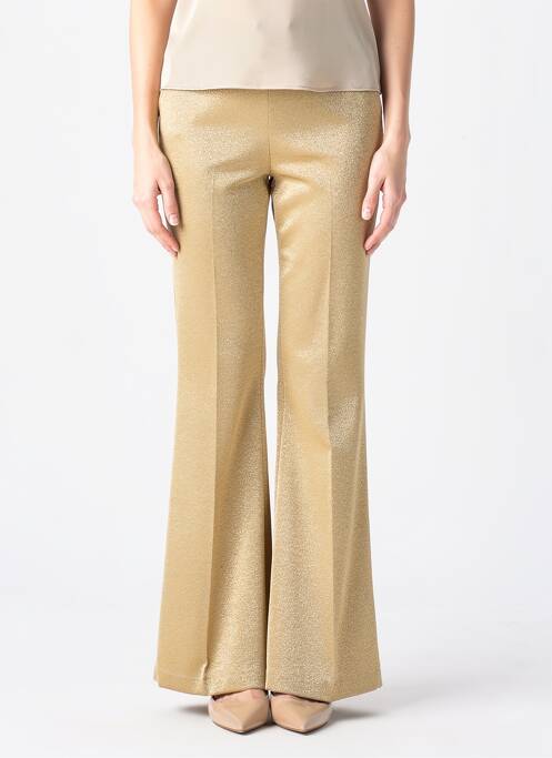 Pantalon evazat croială evazată auriu IMPERIAL femme