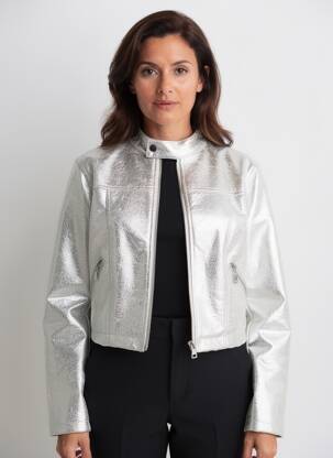 Jachete casual finisaj interior dublat argintiu MOLLY BRACKEN femeie