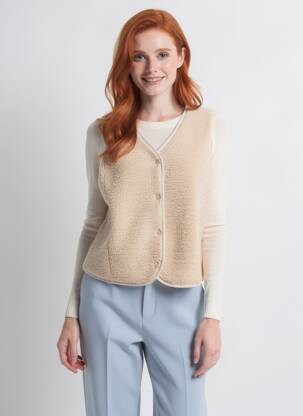 Jachete casual finisaj interior dublat bej LILI SIDONIO femeie