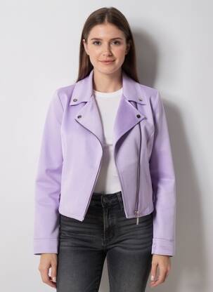 Jachete casual guler tip costum violet NEW COLLECTION femeie