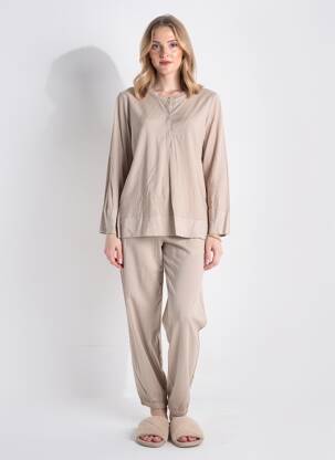 Pijama țesătură jerseu maro IMPETUS femeie