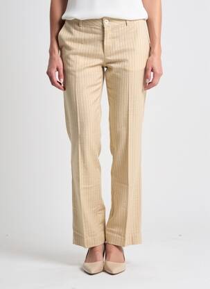 Pantalon slim buzunare bej MKT STUDIO femeie