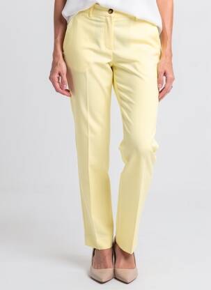 Pantalon slim buzunare galben SCOTCH & SODA femeie