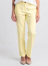 Pantalon slim buzunare galben SCOTCH & SODA femme