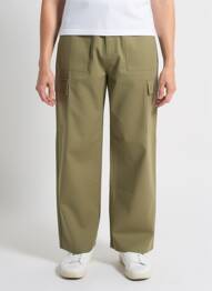 Pantalon cargo croială dreaptă verde LA PETITE ETOILE femme