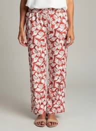 Pantalon drept talie elastică roșu SCOTCH & SODA femme