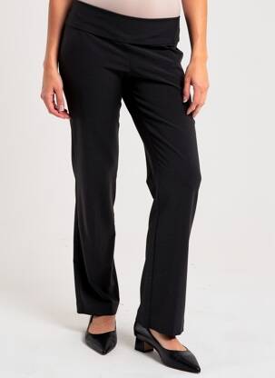Pantalon slim talie înaltă talie înaltă negru SCHOOL RAG femeie