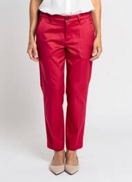 Pantalon chino închidere cu fermoar sub clapetă cu nasturi mărime normală roșu SCOTCH & SODA femme