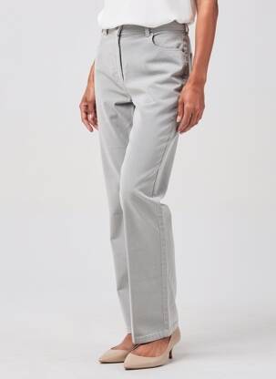 Pantalon drept elasticitate mărime normală gri SAINT JAMES femeie