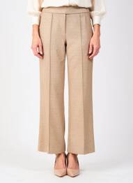 Pantalon larg buzunare mărime normală maro STARK femme