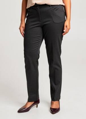 Pantalon slim talie elastică mărime normală negru STARK femeie
