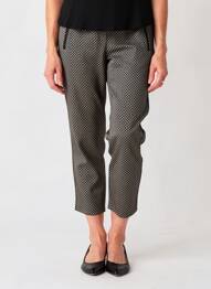 Pantalon 7/8 elasticitate mărime normală negru STARK femme