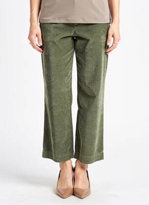Pantalon 7/8 elasticitate mărime normală verde STARK femeie