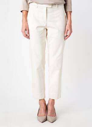 Pantalon chino țesătură poplin mărime normală bej STARK femme